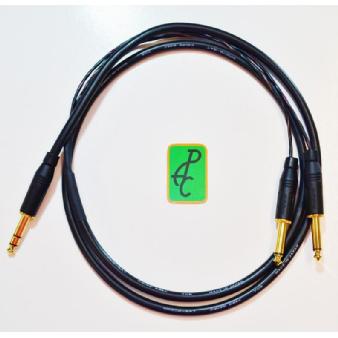 10' Insert Cable 1/4" TRS - Dual TS Image